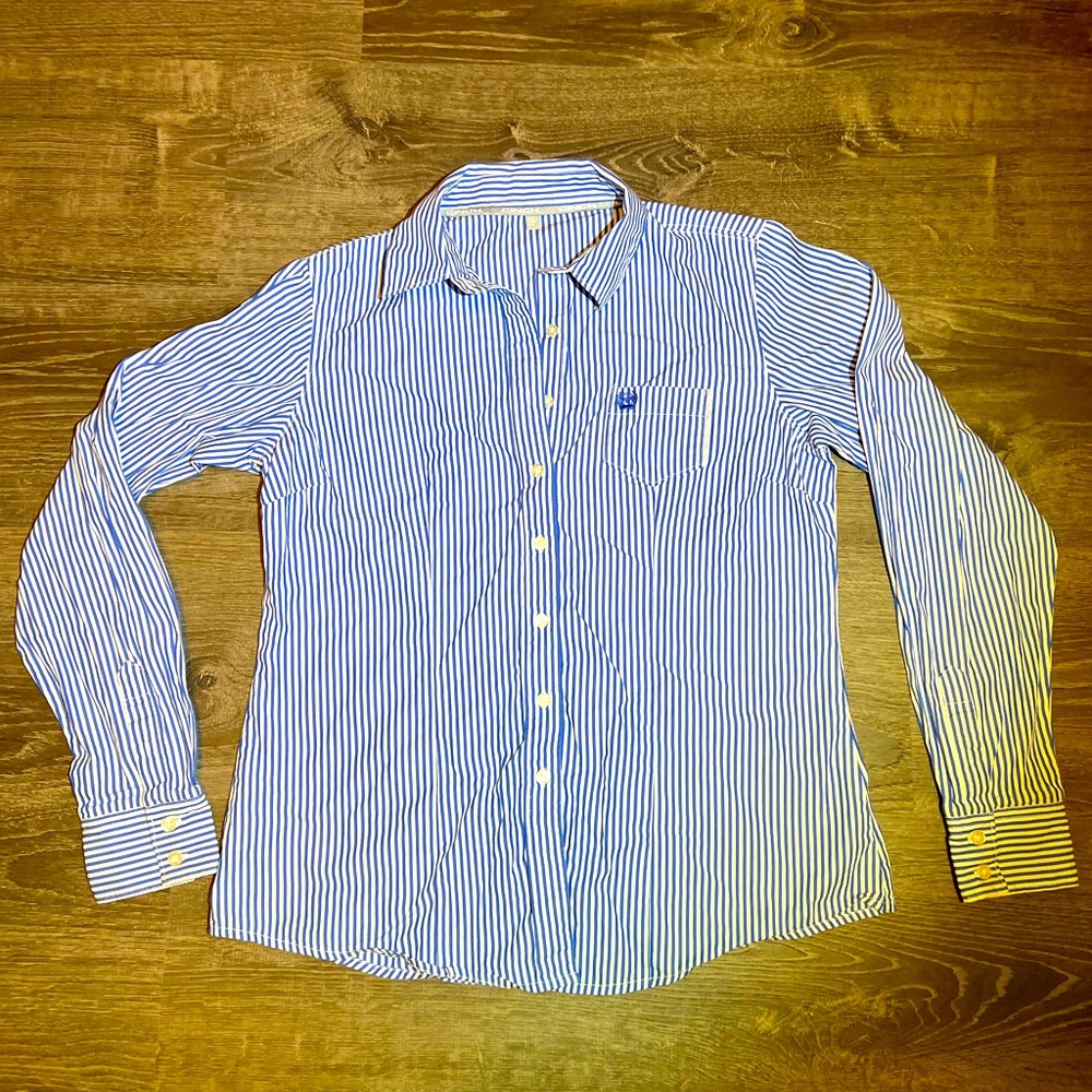 Cinch Button Up Long Sleeve
